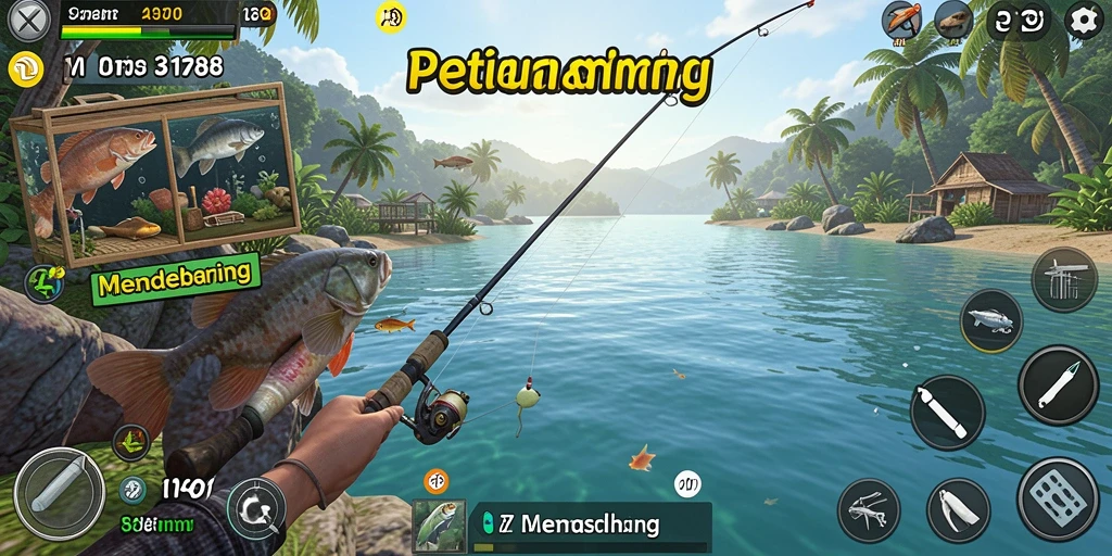 Antarmuka memancing yang menarik dan interaktif dalam 3178.
