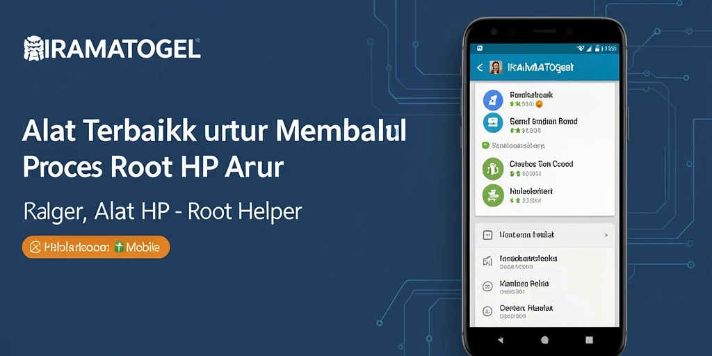 Tampilan antarmuka aplikasi IRAMATOGEL yang intuitif dan mudah digunakan.