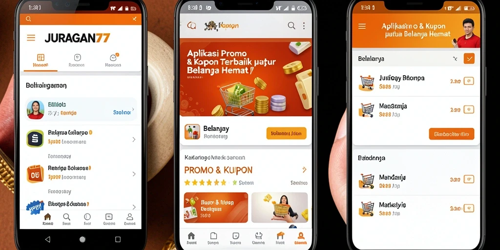 Tampilan antarmuka JURAGAN77 yang sederhana dan efektif.