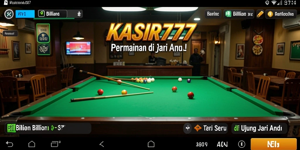 Tampilan antarmuka KASIR777 yang menarik dan intuitif.