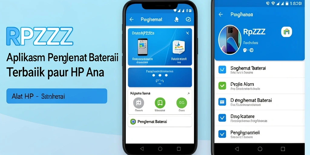 Tampilan antarmuka RPZZZ yang intuitif dan fungsional untuk penghemat baterai.