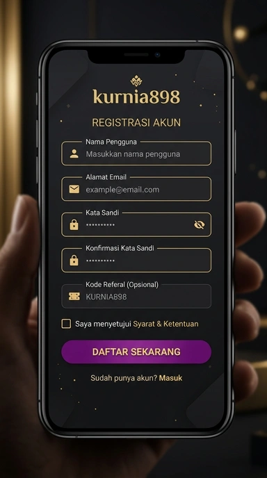 Panduan Daftar Akun Baru Kurnia898